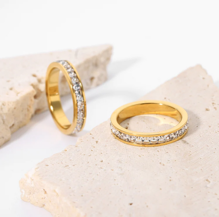 Bague Kléria Plaqué Or 18k