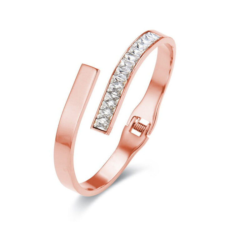 Bracelet Cristalux Plaqué Or 18k