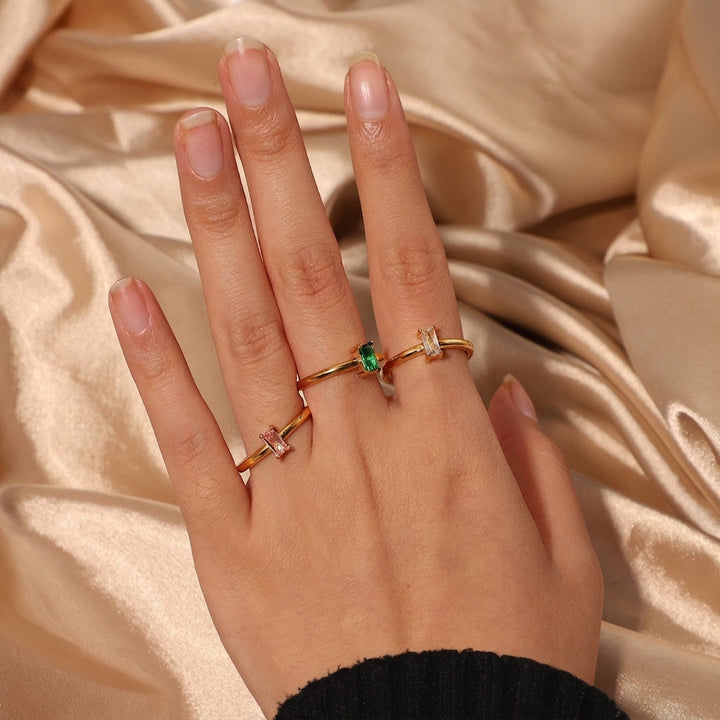 Bague Romane Plaqué Or 18k
