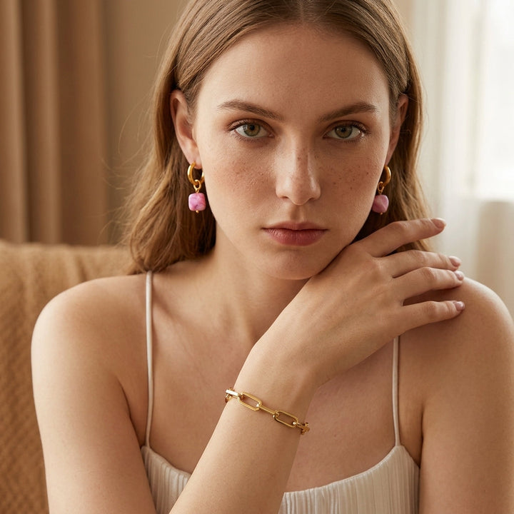 Bracelet Jeanne Plaqué Or 18K