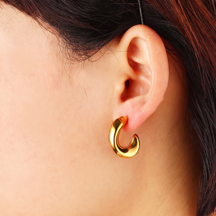Boucles d'oreilles Chloé Plaqué Or 18K