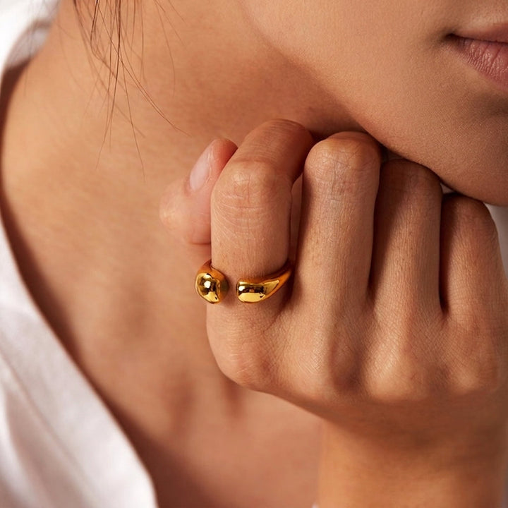 Bague Calypso Plaqué Or 18k