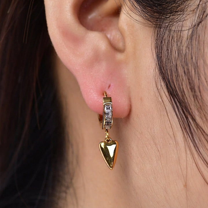 Lea Mini-créoles Plaqué Or 18K