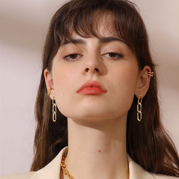 Boucles d'oreilles Auria Plaqué Or 18k