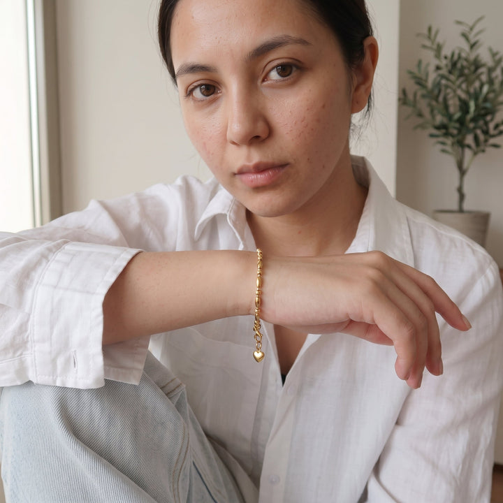 Bracelet Rosalie Plaqué Or 18K
