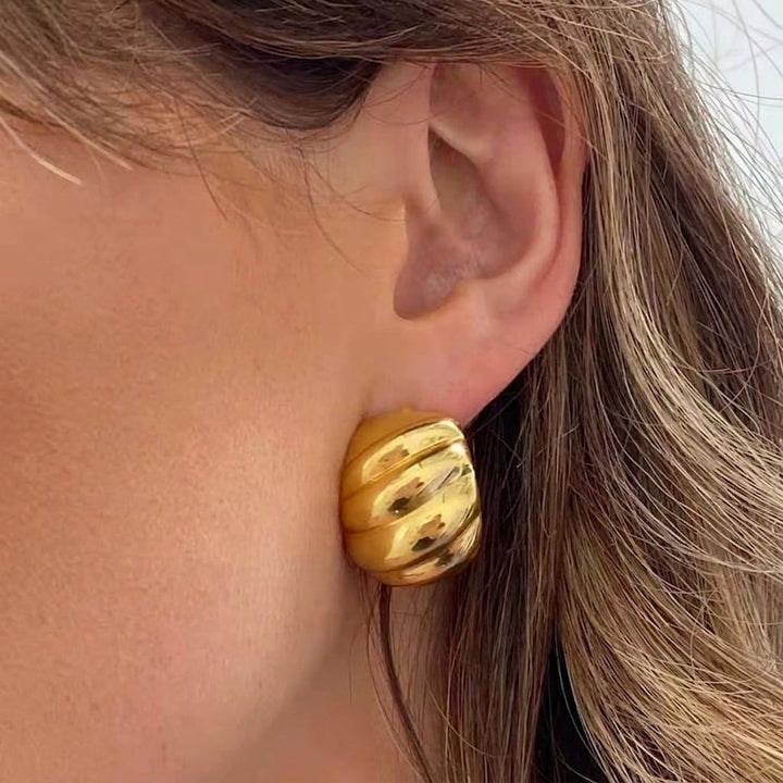 Boucles d'oreilles Paloma Plaqué Or 18k