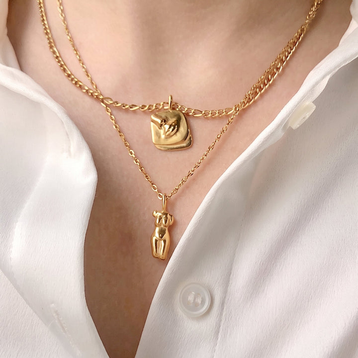 Collier Vénus Sublime Plaqué Or 18K