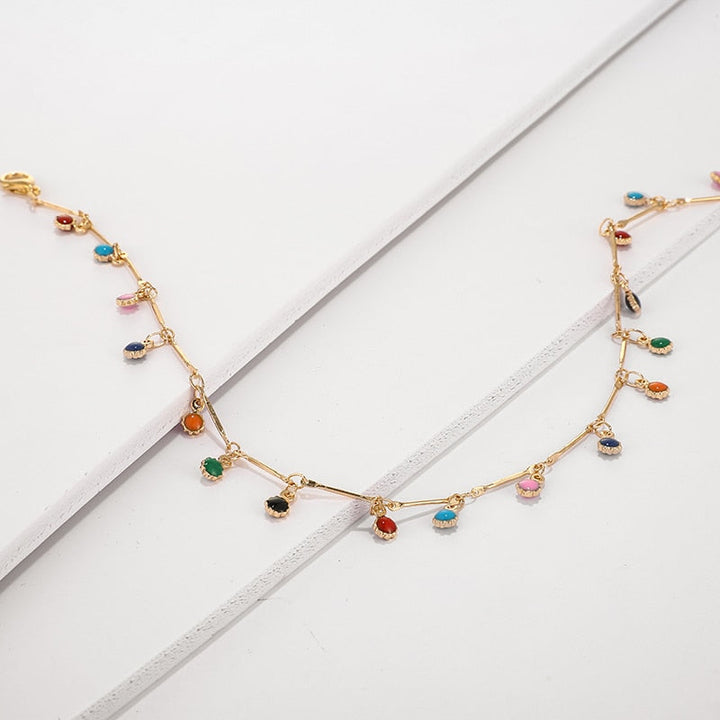 Collier Riviera Plaqué Or 18K