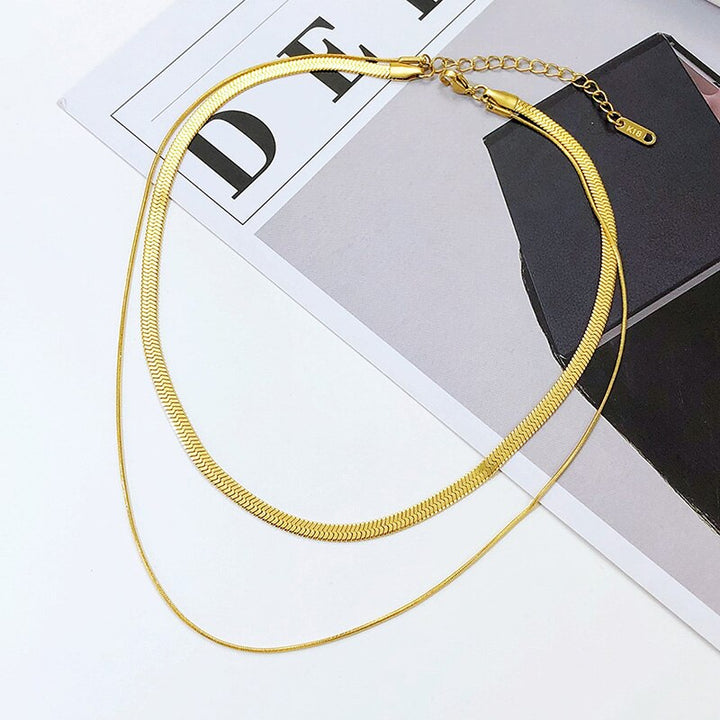 Collier Nuance Plaqué Or 18k et Argent