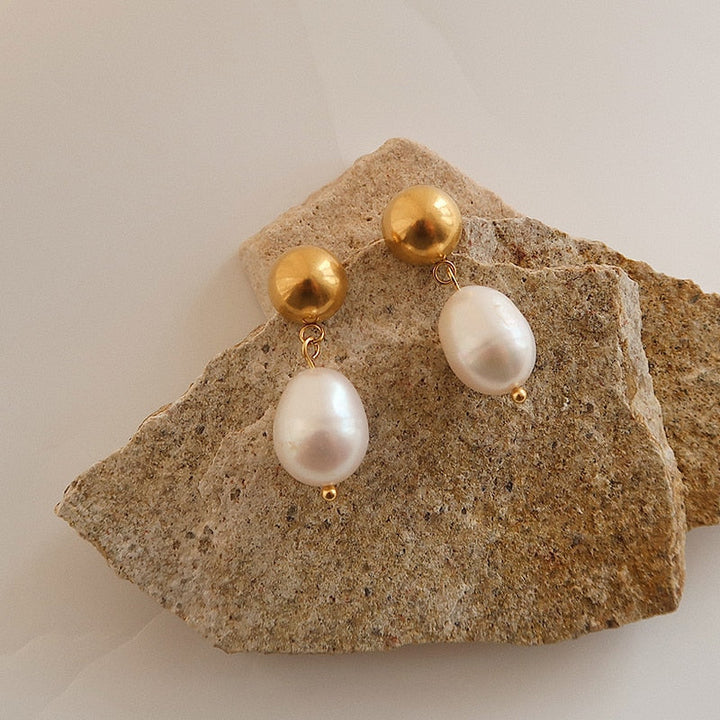 Boucles d'oreilles Athéna Plaqué Or 18k