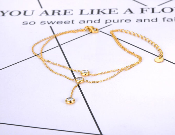 Collier Luminescence Plaqué Or 18k