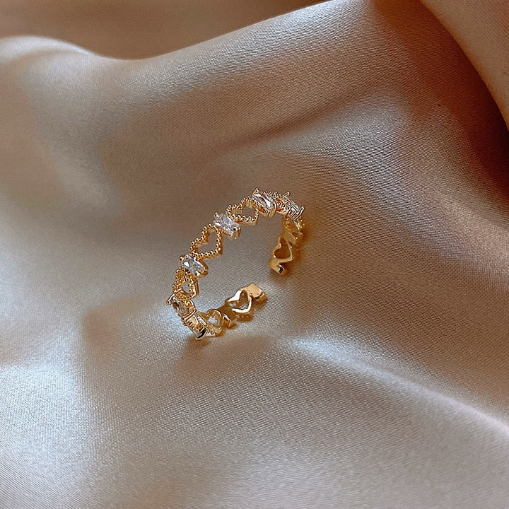 Bague Rucian d'Amour Plaqué Or 18k