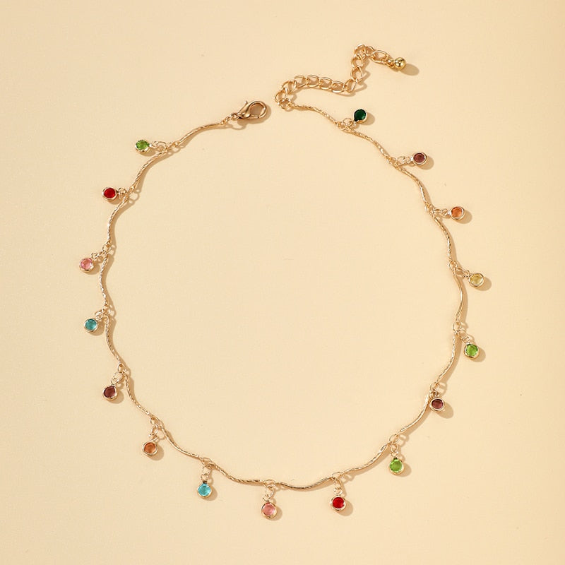 Collier Riviera Plaqué Or 18K