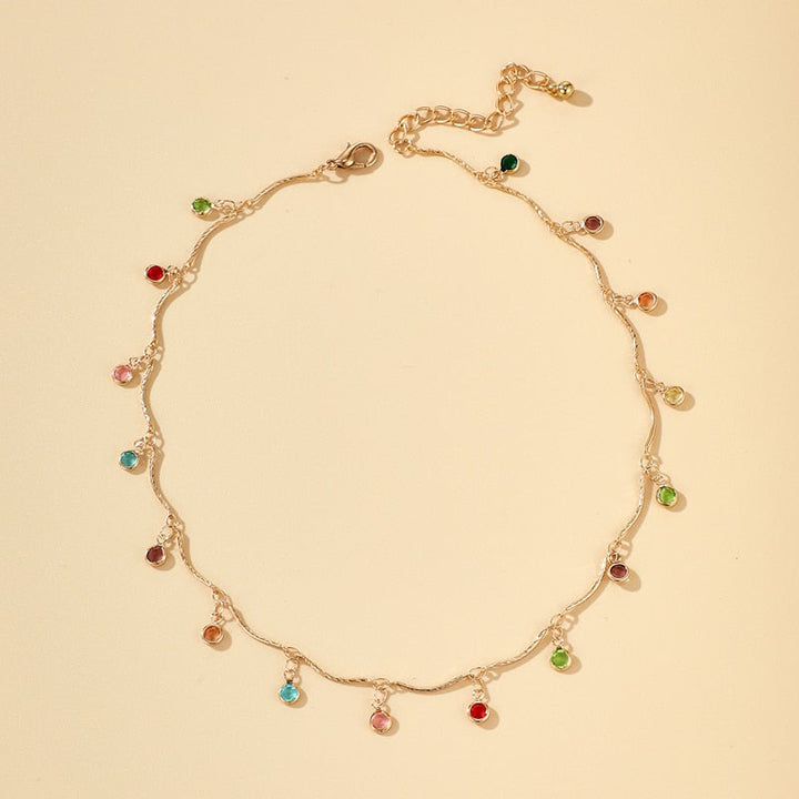 Collier Riviera Plaqué Or 18K