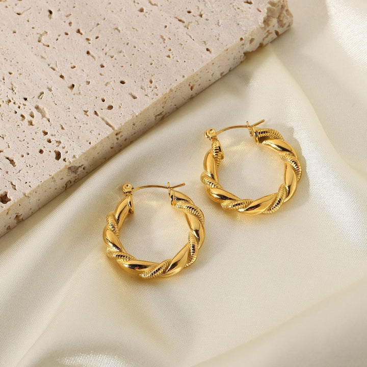 Boucles d'oreilles Camie Plaqué Or 18k