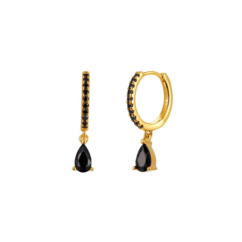Shiny Mini-créoles Plaqué Or 18K