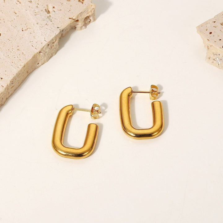 Boucles d'oreilles Rome Plaqué Or 18K