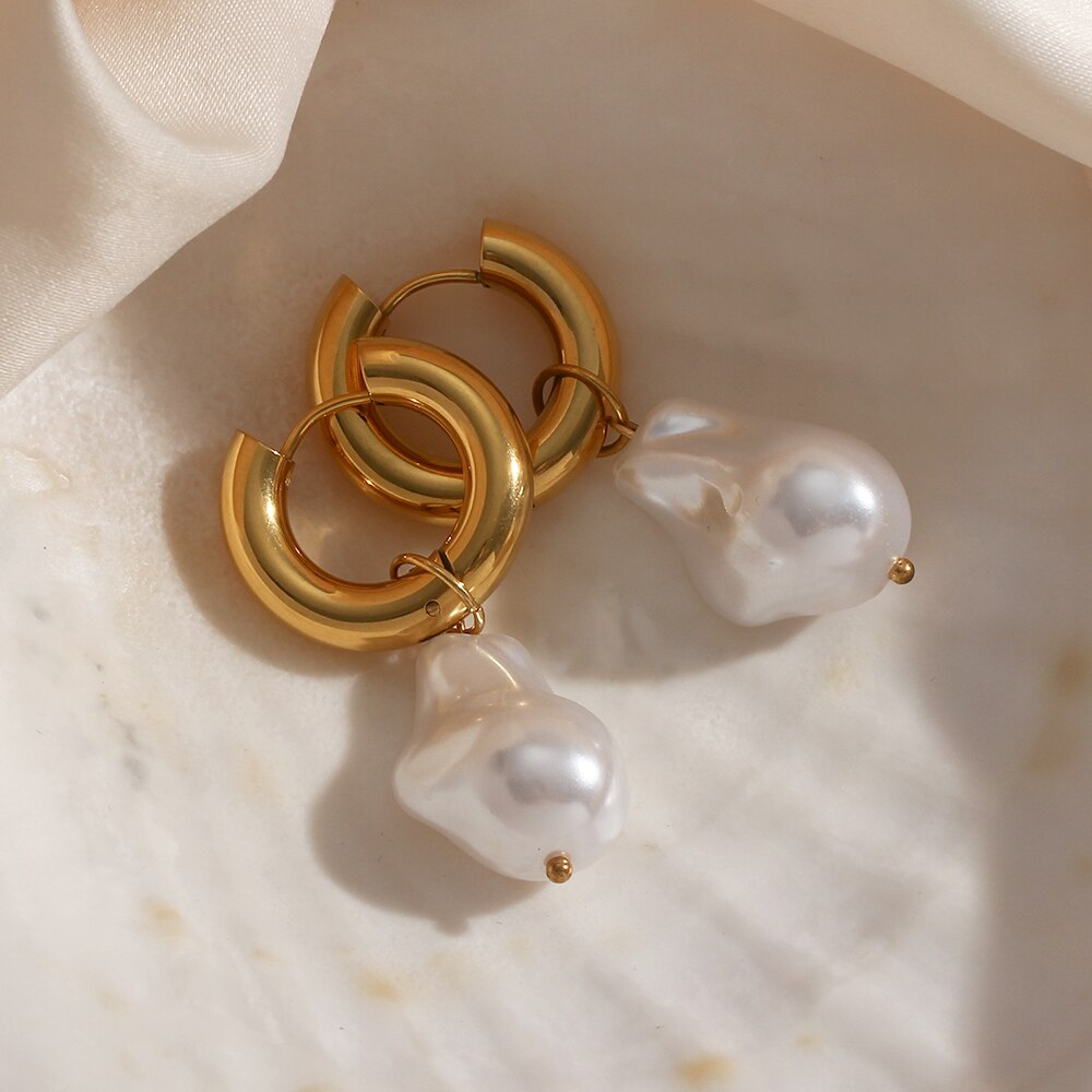 Boucles d'oreilles Riviera Plaqué Or 18k