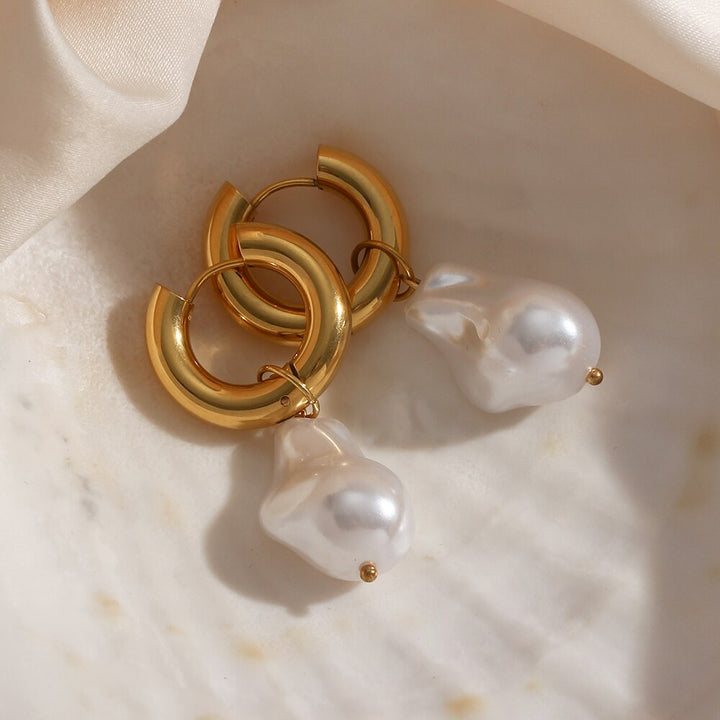 Boucles d'oreilles Riviera Plaqué Or 18k