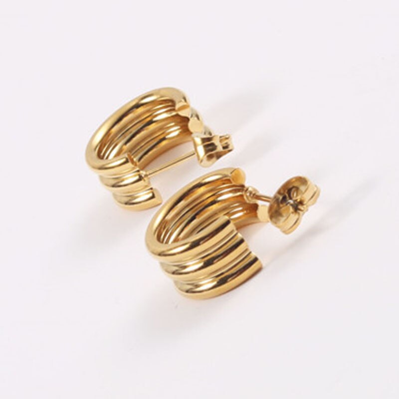 Boucles d'oreilles Orea Plaqué Or 18k