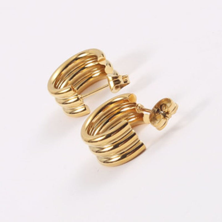 Boucles d'oreilles Orea Plaqué Or 18k