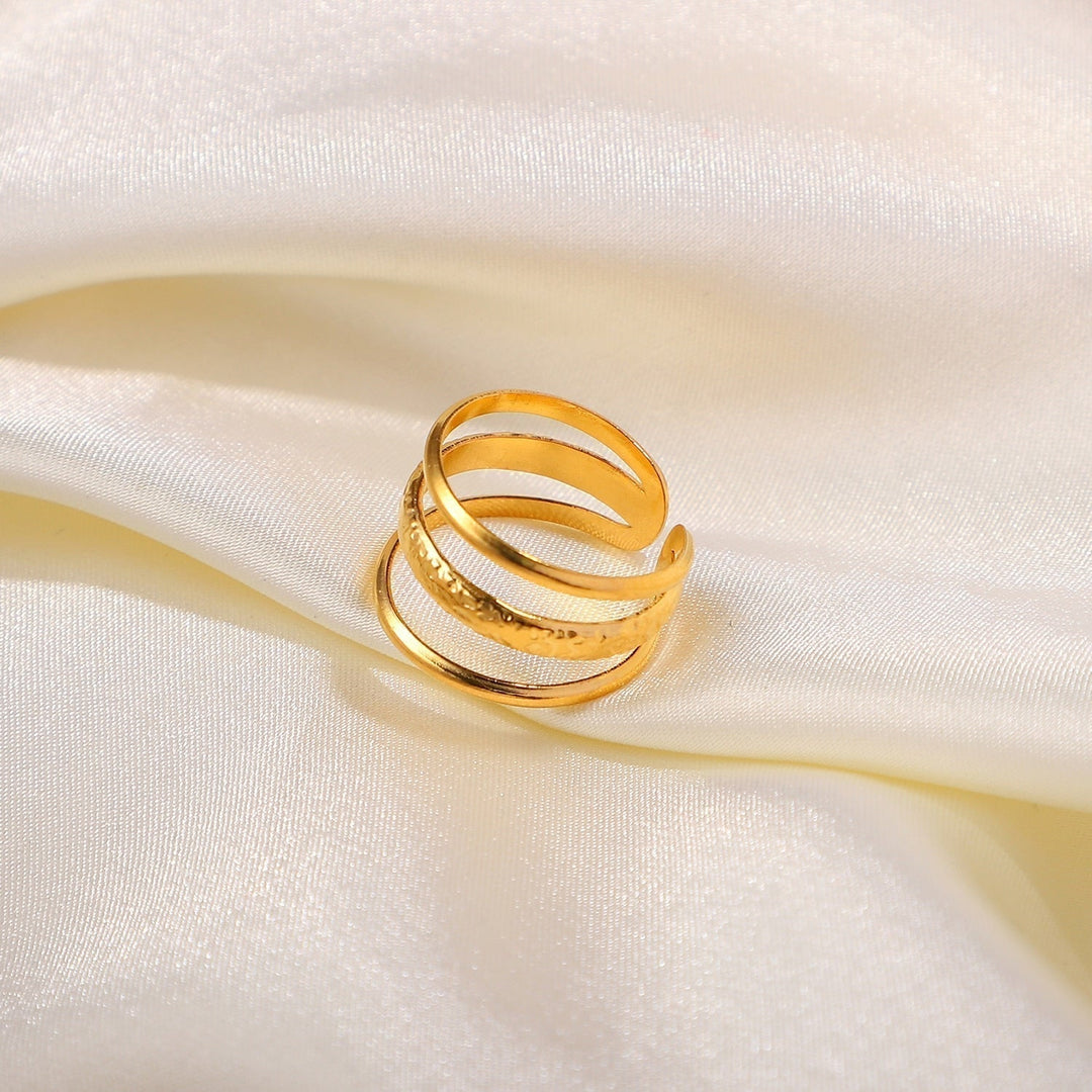 Bague Rudin Plaqué Or 18k