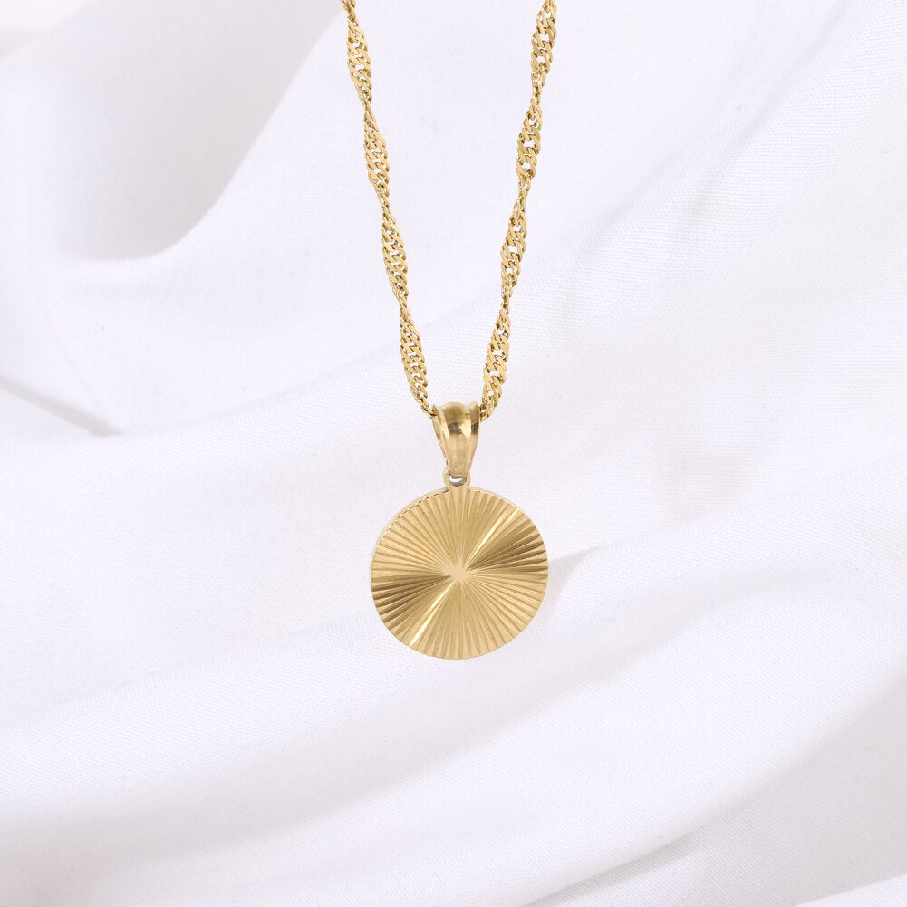 Collier Romane Plaqué Or 18k