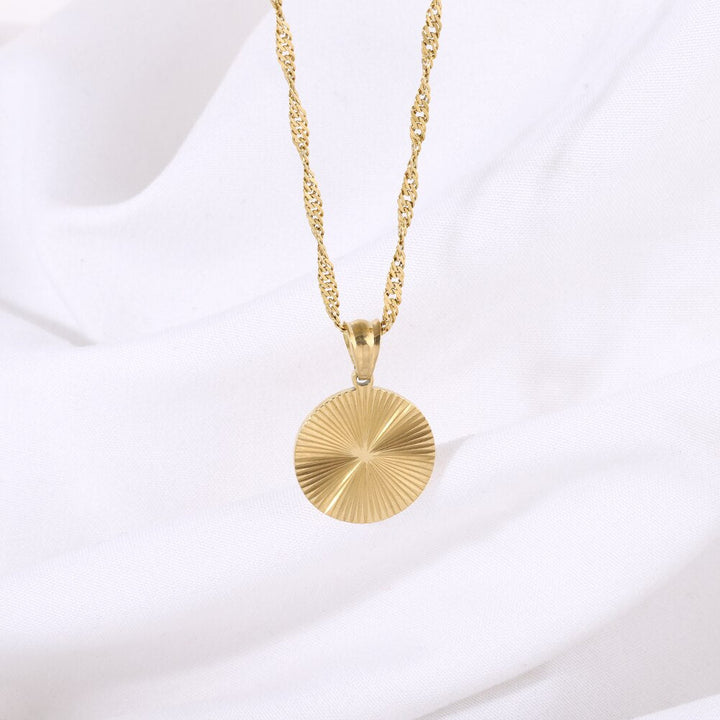 Collier Romane Plaqué Or 18k