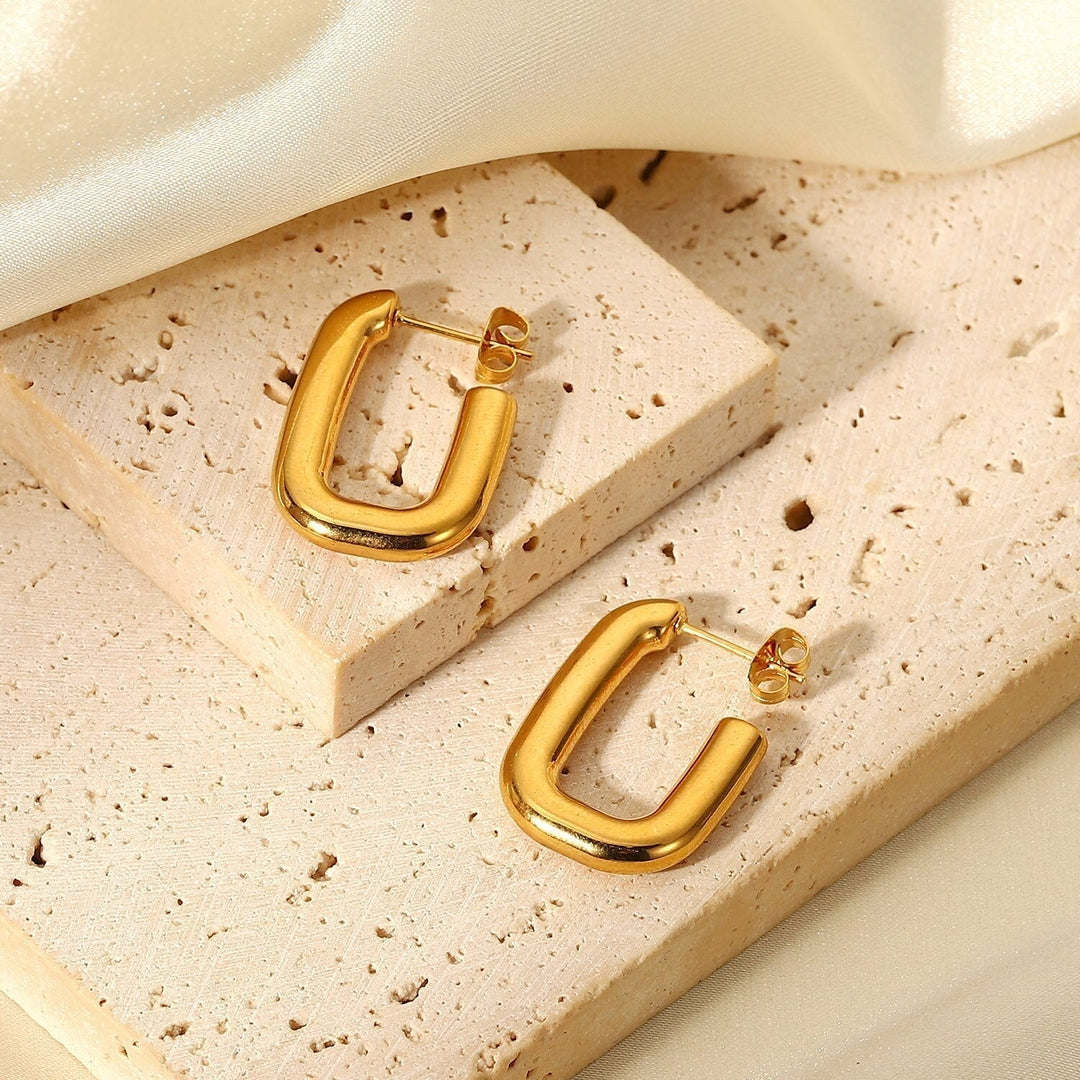 Boucles d'oreilles Rome Plaqué Or 18K