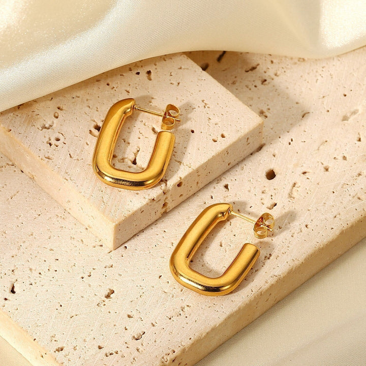 Boucles d'oreilles Rome Plaqué Or 18K