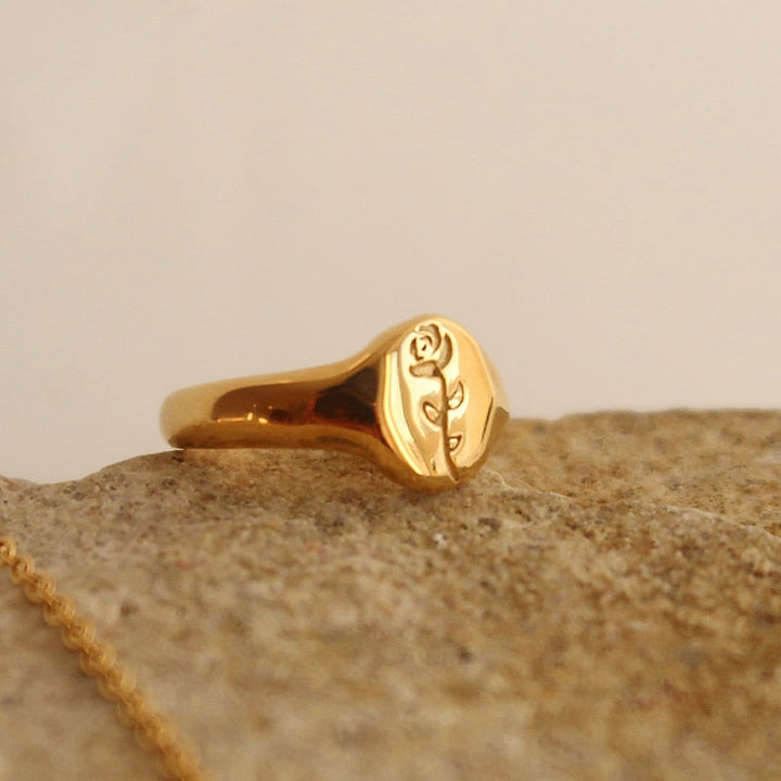 Bague Rosalia Plaqué Or 18k