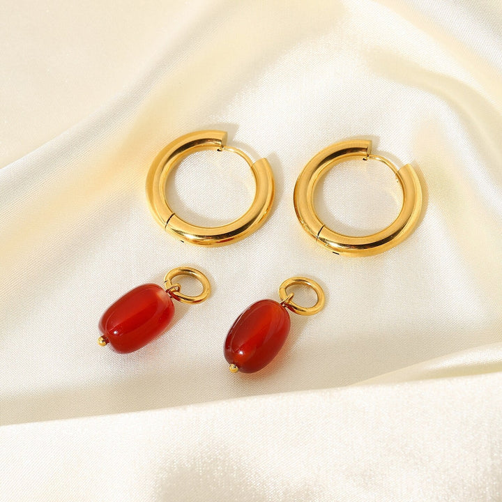 Boucles d'oreilles Scarlett Plaqué Or 18K