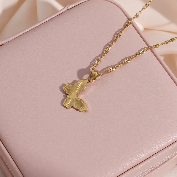 Collier Romane Plaqué Or 18k