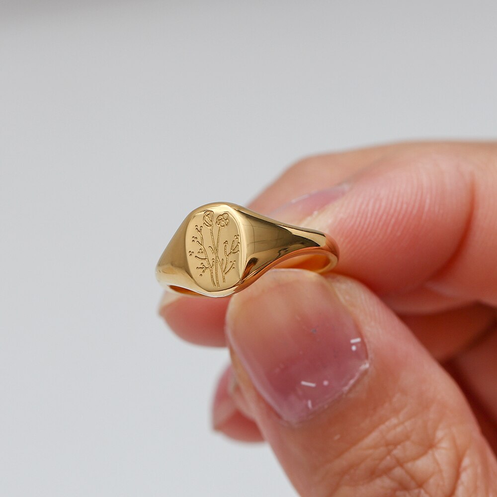 Bague Botanica Plaqué Or 18k