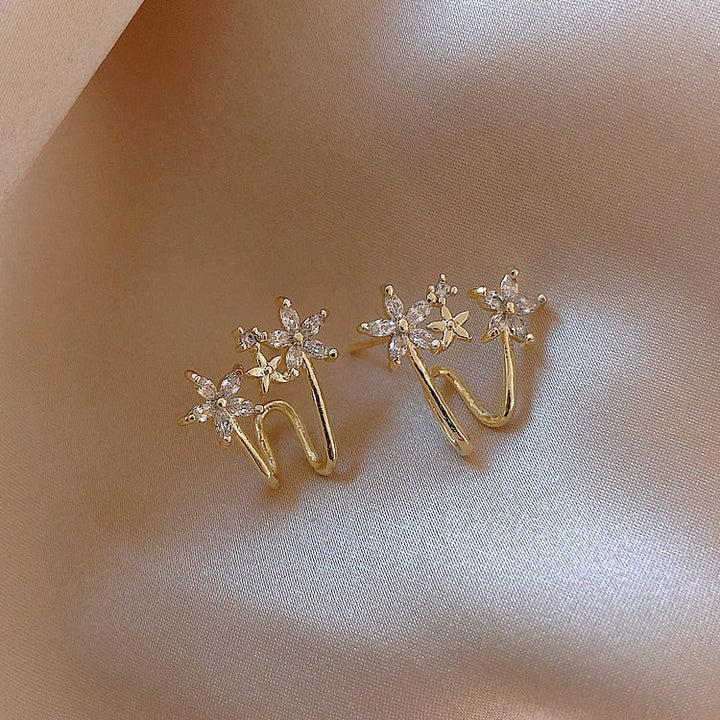 Boucles d'oreilles Constellation Étoilée Plaqué Or 18k