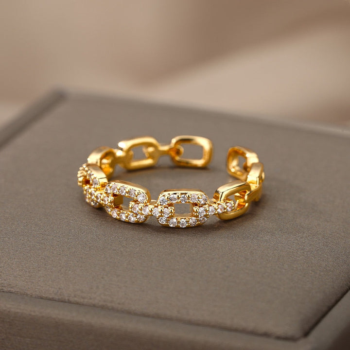 Bague Menalia Plaqué Or 18k