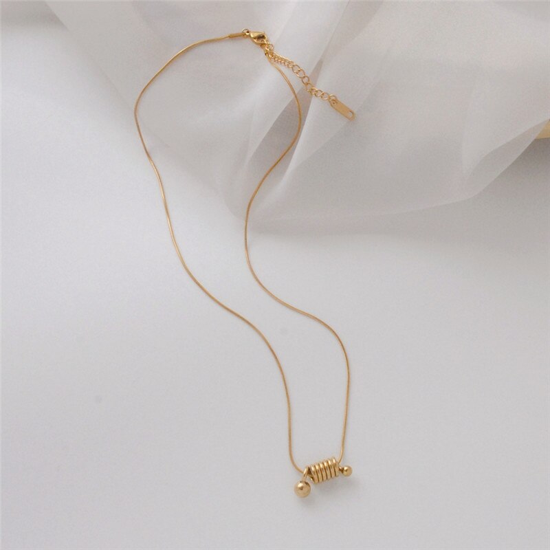 Collier Cléo Plaqué Or 18K