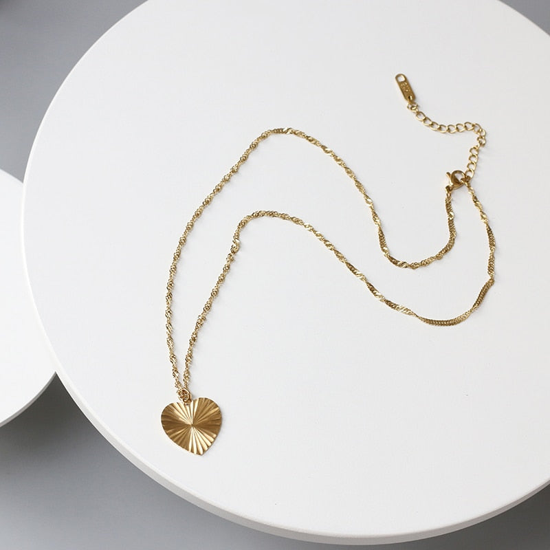 Collier Romane Plaqué Or 18k