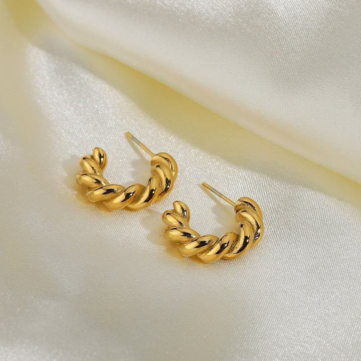 Boucles d'oreilles Mea Plaqué Or 18k