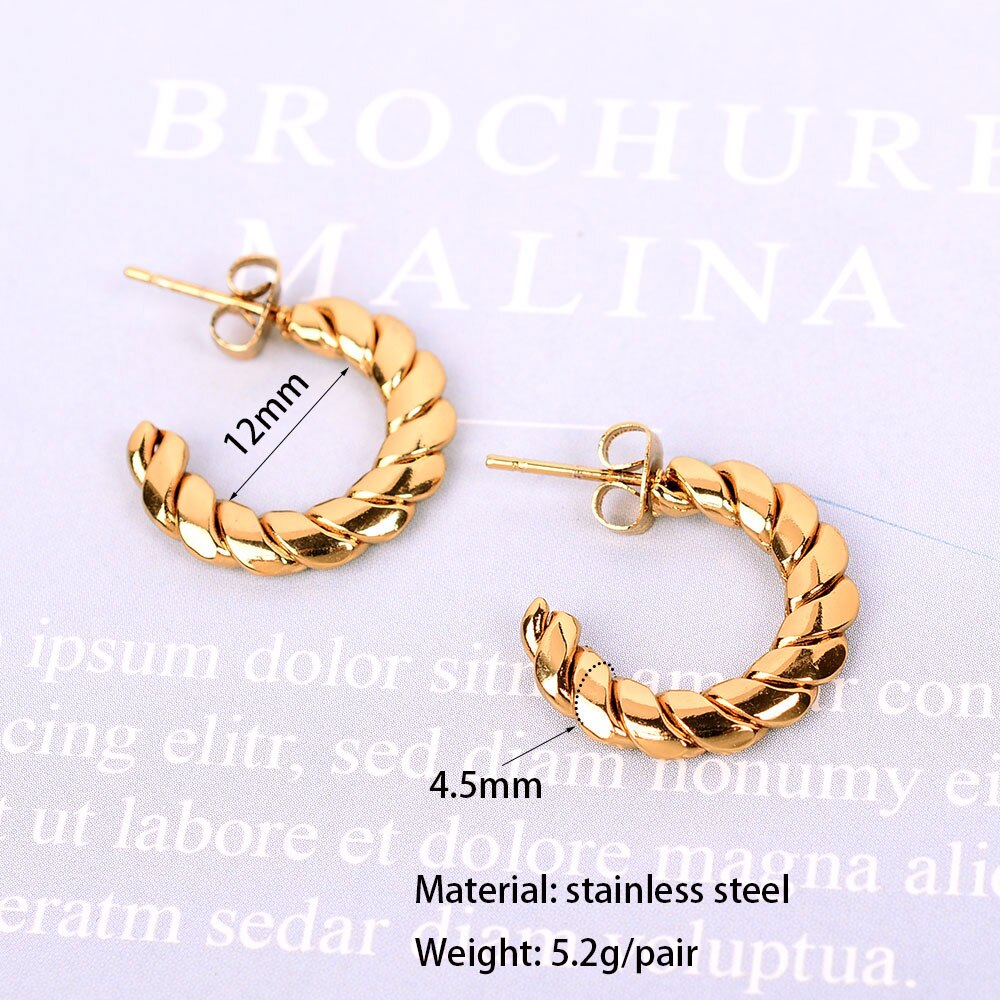 Boucles d'oreilles Livia Plaqué Or 18k