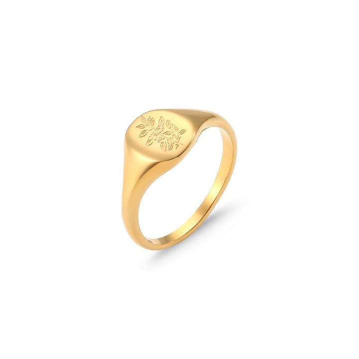 Bague Botanica Plaqué Or 18k
