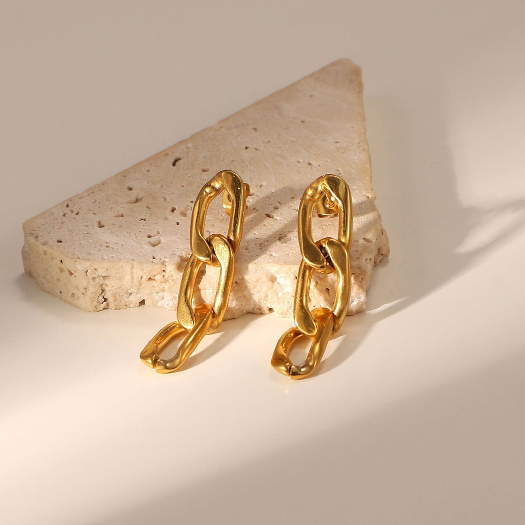 Boucles d'oreilles Auria Plaqué Or 18k