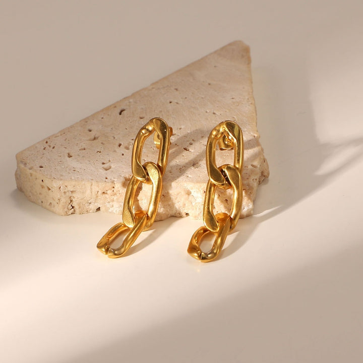 Boucles d'oreilles Auria Plaqué Or 18k