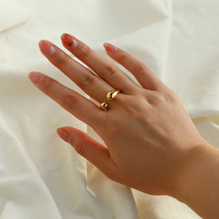 Bague Calypso Plaqué Or 18k