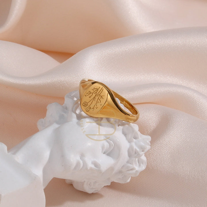 Bague Botanica Plaqué Or 18k
