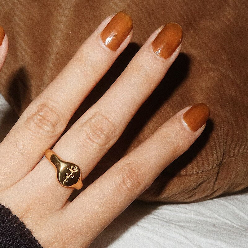 Bague Rosalia Plaqué Or 18k