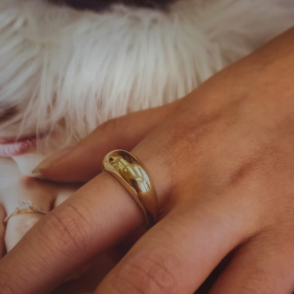 Bague Elysia Plaqué Or 18k