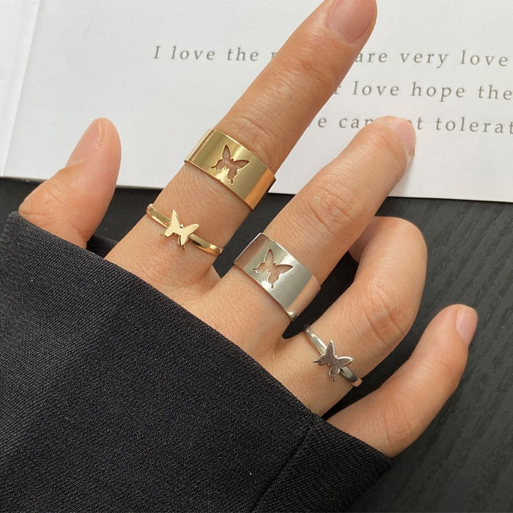 Duo de bagues Chloé Plaqué or 18k