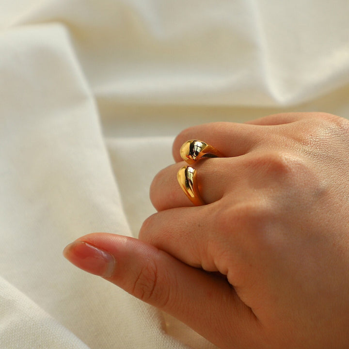 Bague Calypso Plaqué Or 18k