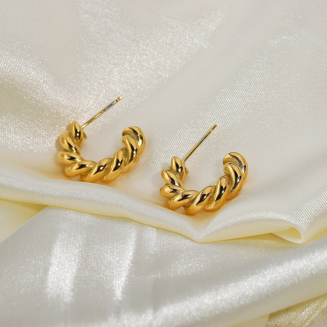Boucles d'oreilles Mea Plaqué Or 18k